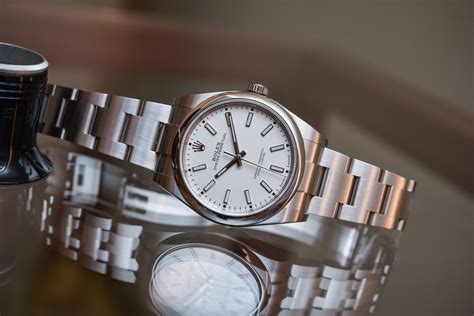 rolex 114300 white dial review|Rolex 114300 blue.